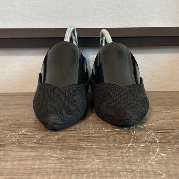 Rothy’s The Point Women’s Ballet Flats Shoes Size 7.5  Black - Picture 2 of 8
